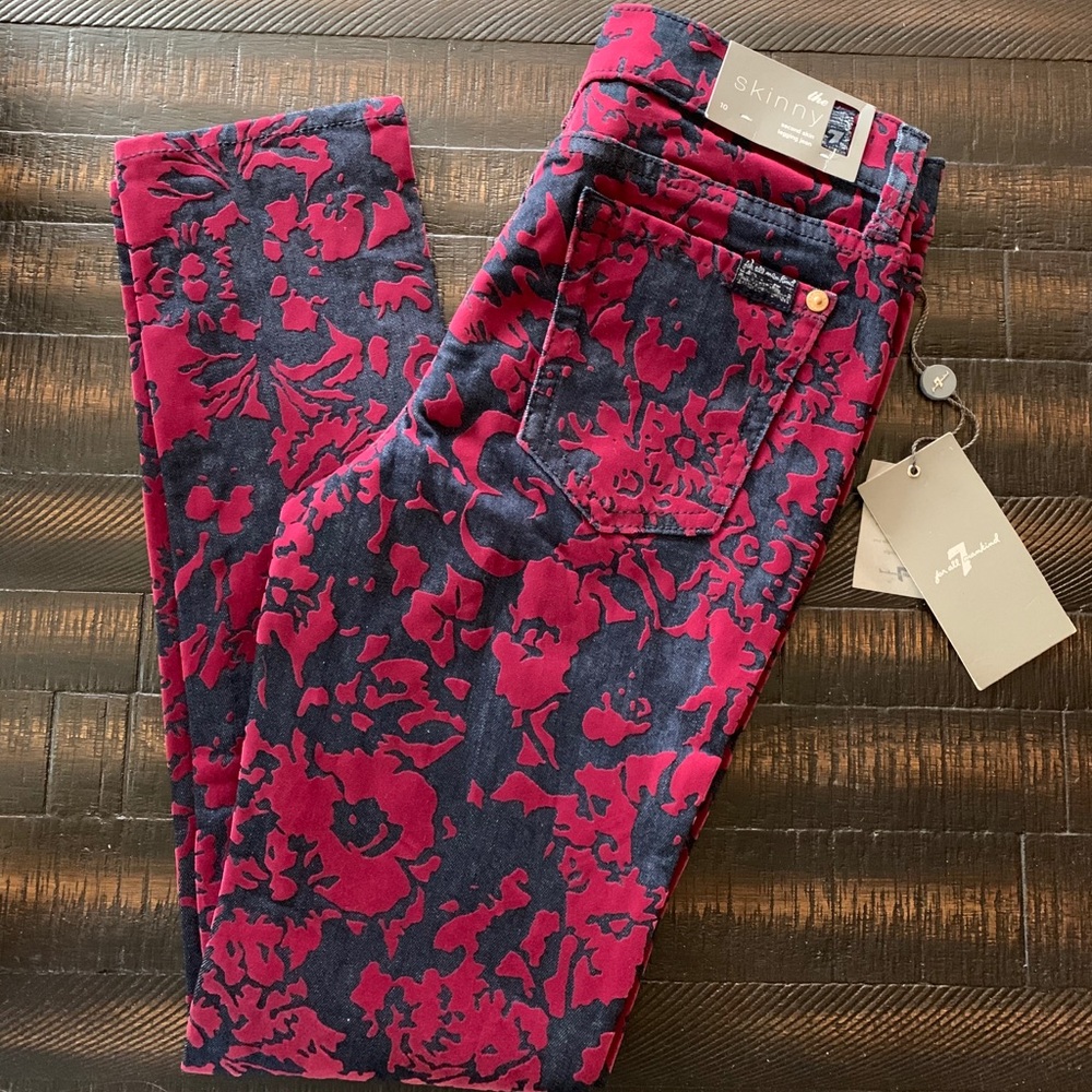 NWT 7 For All Mankind GIRLS skinny jeans Sz 10